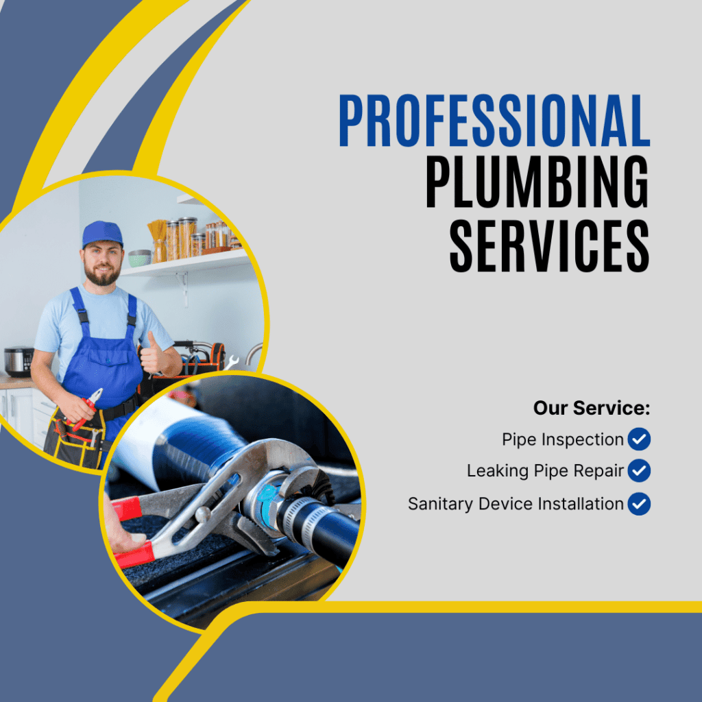 Professional plumbing services, inspections, repairs, installations.