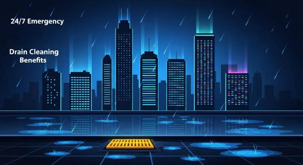 24/7 Emergency Drain Cleaning Benefits