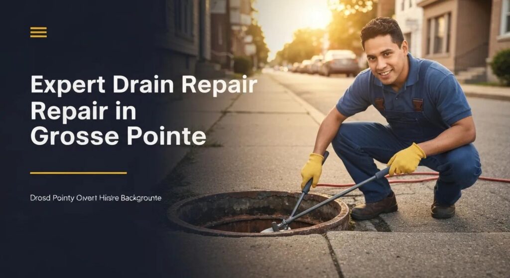 Expert Drain Repair in Grosse Pointe