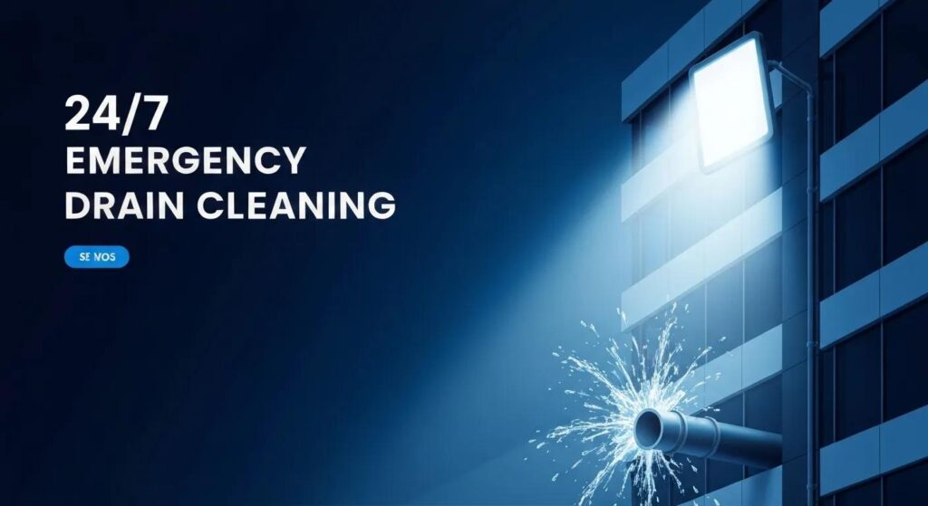 24/7 Emergency Drain Cleaning