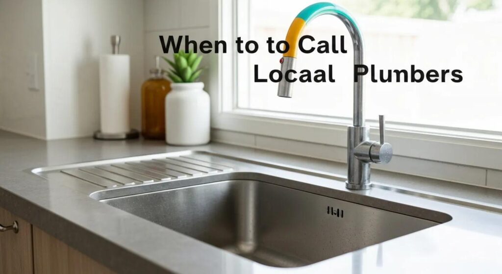 When to Call Local Plumbers