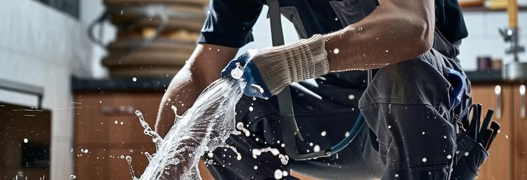 24-hour emergency plumber fixing burst pipe in Eastpointe residential home